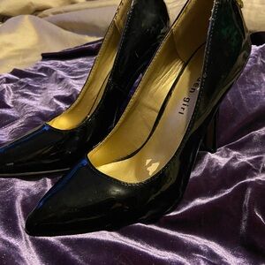 Madden Girl Black Patent Leather Heels